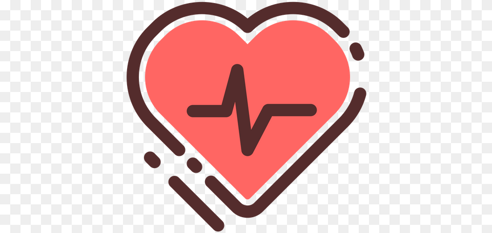Heart Rate Icon Of Colored Outline Style Available In Svg Language, Sign, Symbol Png