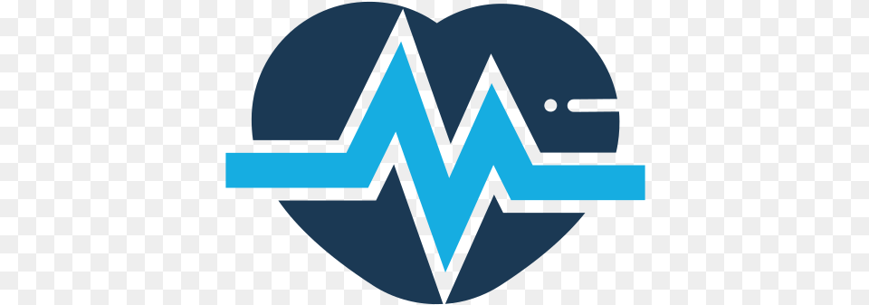 Heart Rate Monitor Icon Of Medical Flat Color Horizontal, Logo Free Transparent Png