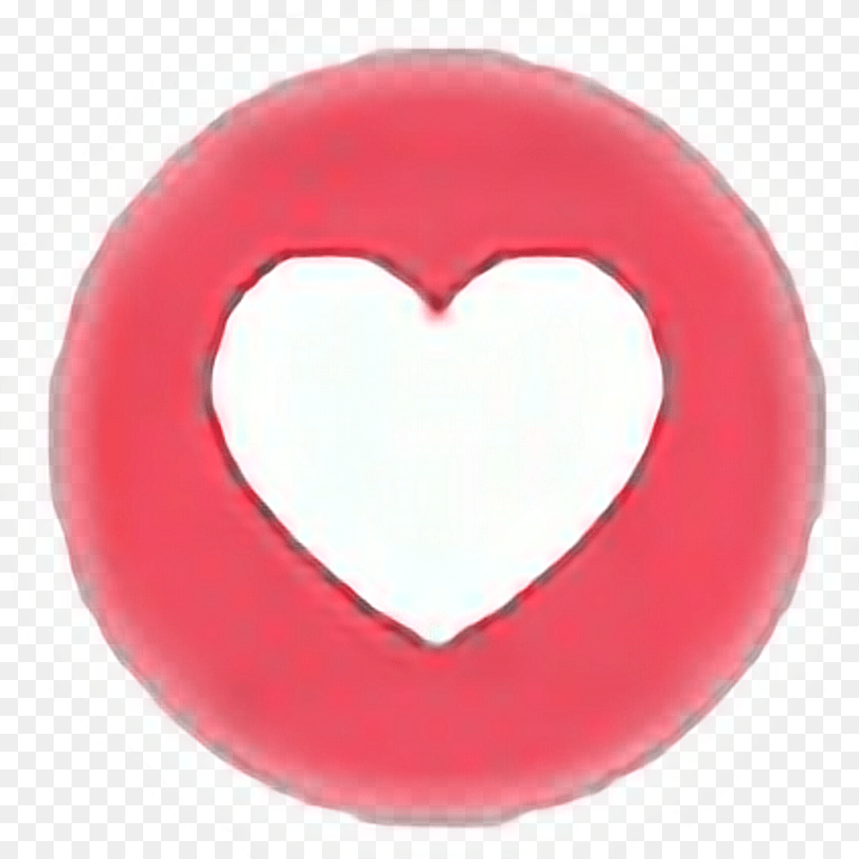 Heart Reaction Facebook Full Size Download Seekpng Logo De Me Encanta De Facebook, Symbol, Plate Free Png