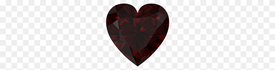 Heart Red Garnet White Gold Ring With Diamond King Claddagh, Accessories, Gemstone, Jewelry, Clothing Free Png Download