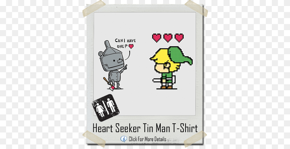 Heart Seeker Tin Man Zelda Can I Have One, Advertisement, Poster, Robot, Baby Png