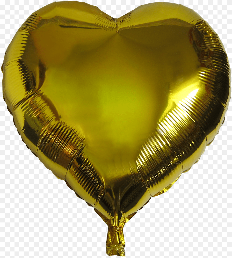 Heart Shape Balloon 23 Gold Balloon, Animal, Fish, Sea Life Free Png Download