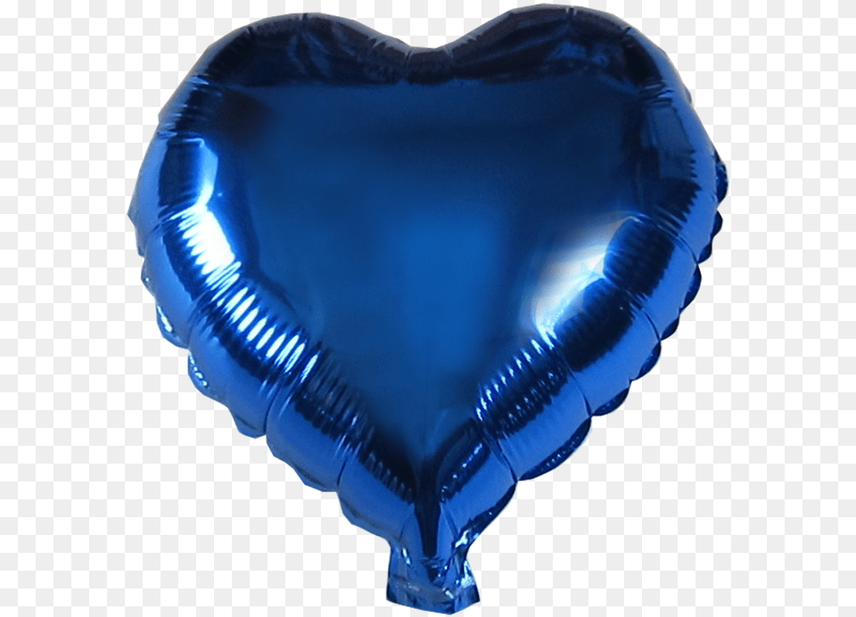 Heart Shape Balloon Blue Heart Foil Balloon Blue, Animal, Fish, Sea Life, Shark Free Transparent Png