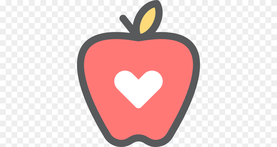 Heart Shape Heart Heart Silhouette Heartbeat Heart Rate, Apple, Food, Fruit, Plant Free Png