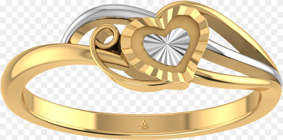 Heart Shape Ring Design Gold, Accessories, Jewelry, Tape, Chandelier Free Png Download