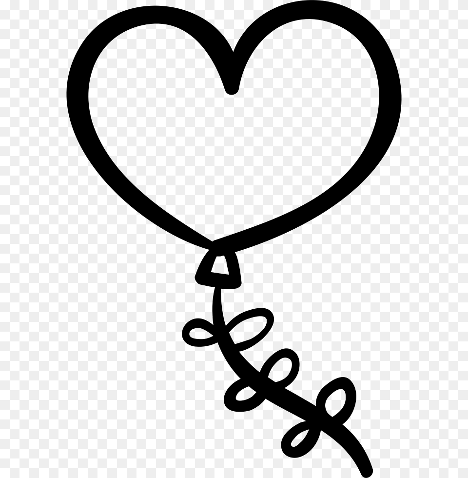 Heart Shaped Balloon Heart Shaped Balloon Drawing, Bow, Weapon, Stencil Png