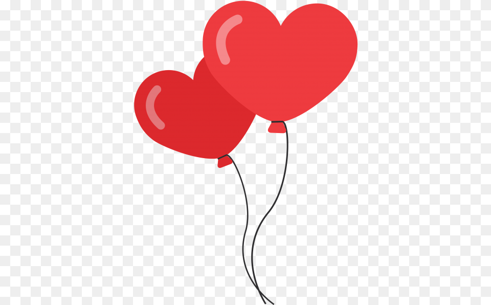 Heart Shaped Balloons Clipart Clip Library Heart Shaped Balloon, Person Free Png Download