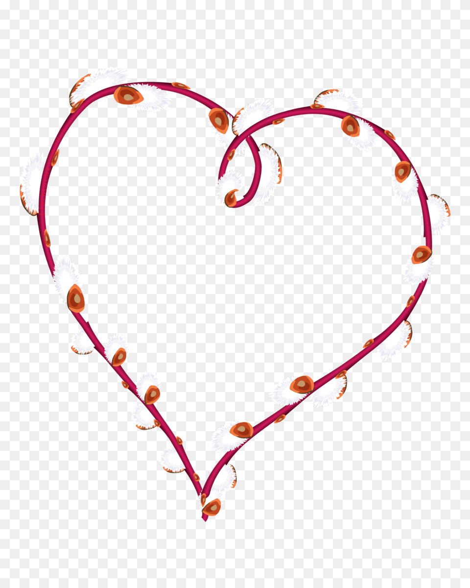 Heart Shaped Clipart Background, Accessories, Jewelry, Necklace Free Png Download