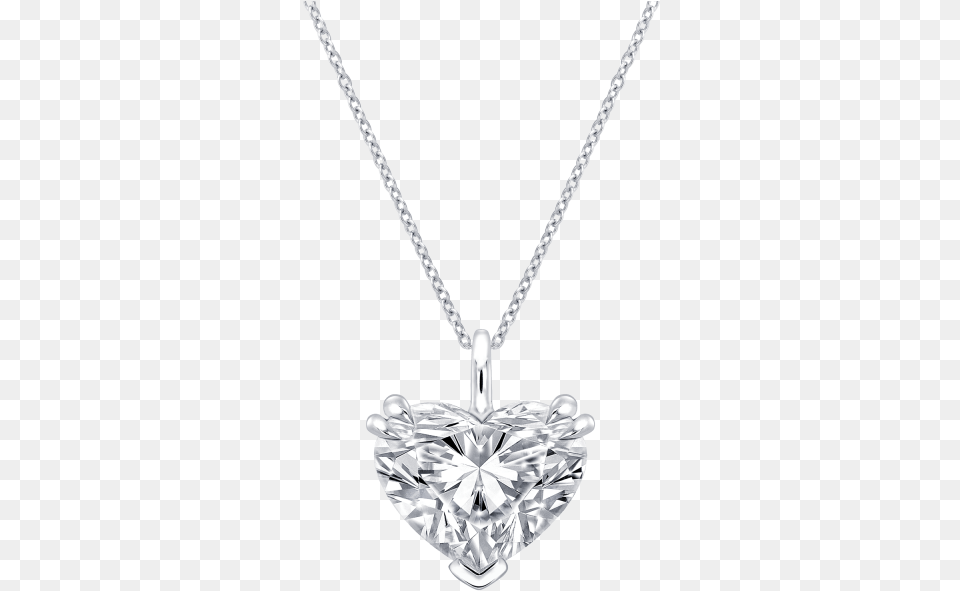 Heart Shaped Diamond Necklace Larry Jewelry Liontin, Accessories, Gemstone, Pendant Free Png