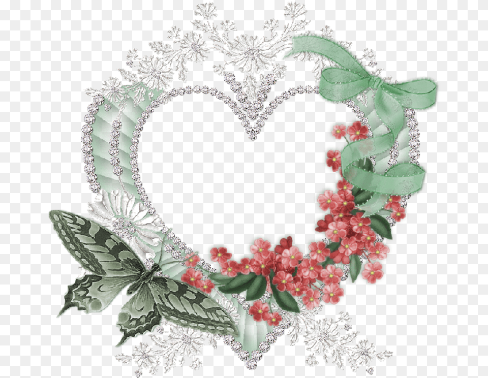 Heart Shaped Frame Heart Frame Cute Frames Heart, Plant, Pattern, Accessories, Jewelry Png