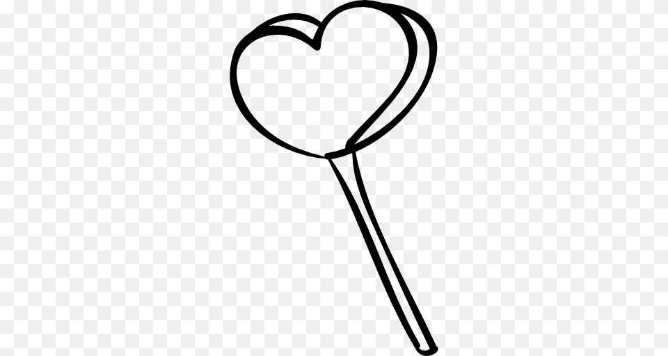 Heart Shaped Lollipop Stick, Food, Sweets, Stencil, Candy Free Transparent Png
