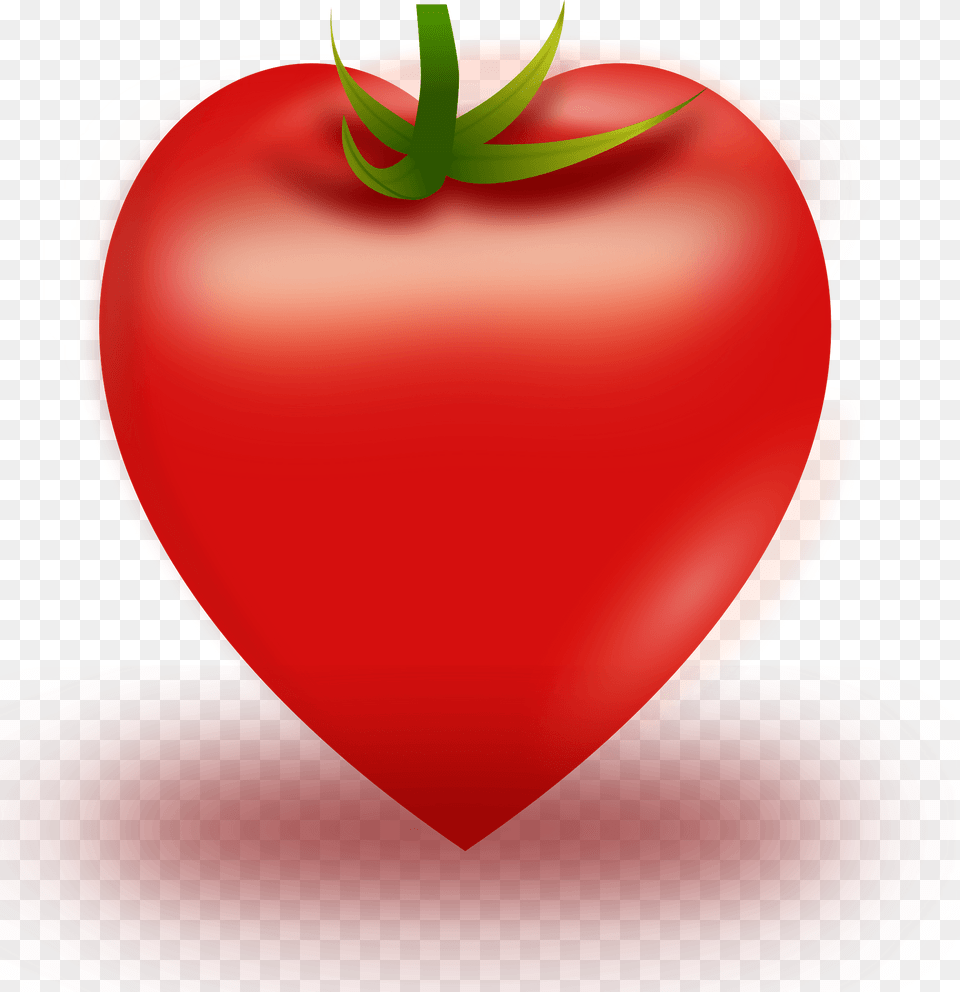 Heart Shaped Tomato Clipart, Food, Birthday Cake, Cake, Cream Png Image