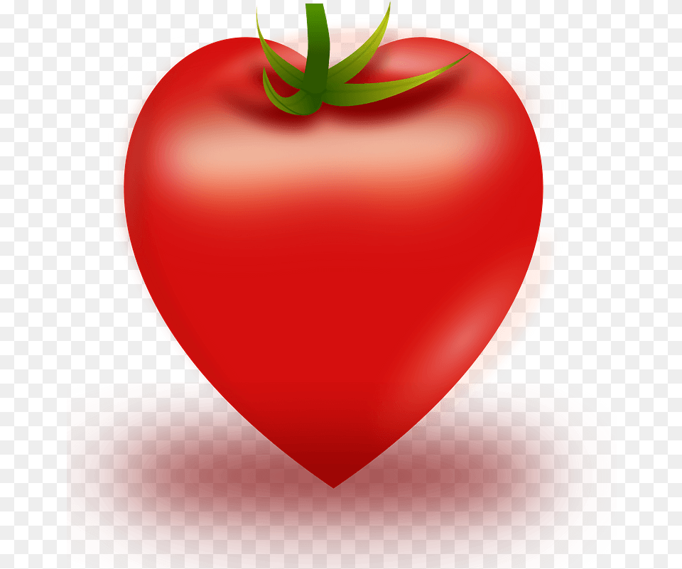 Heart Shaped Tomato Clipart Tomato Heart Clip Art, Food, Plant, Produce, Vegetable Free Png Download
