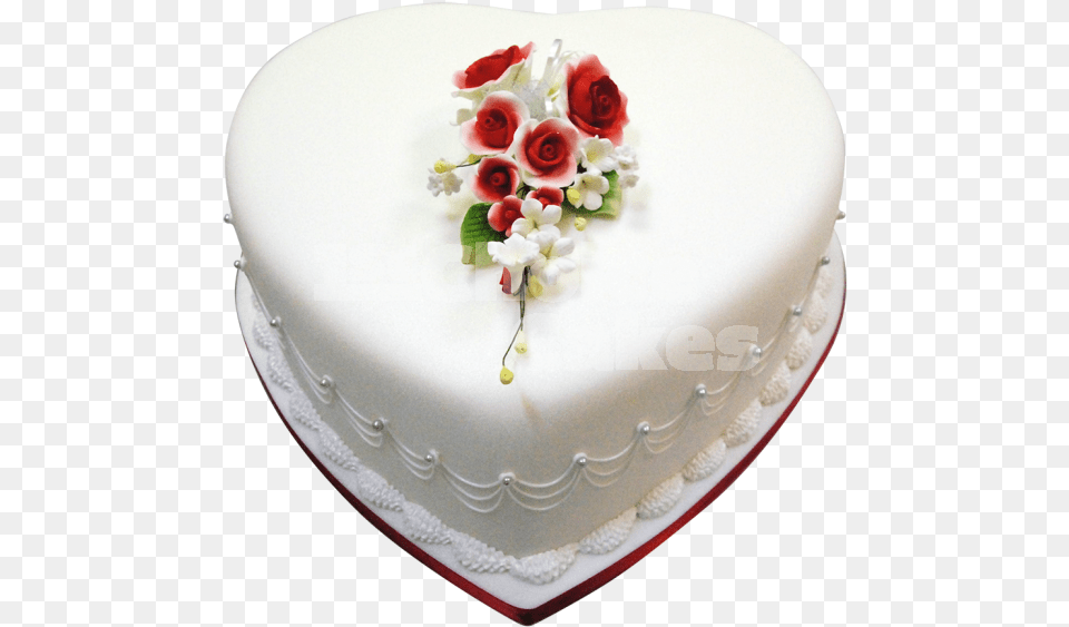 Heart Shaped Wedding Cake Birthday Cake, Birthday Cake, Cream, Dessert, Food Free Png