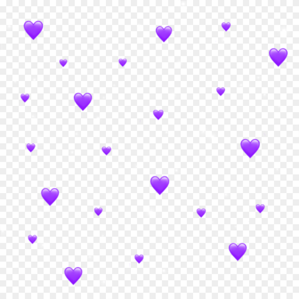 Heart Shine Glitter Purple Emoji Iphoneemoji Heart, Paper, Confetti, Pattern Free Png