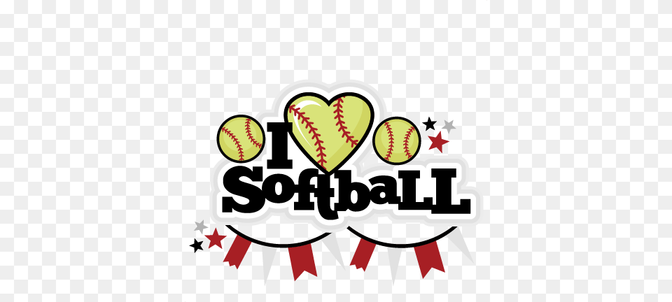 Heart Softball Title Scrapbook Cute Clipart, Dynamite, Weapon, People, Person Free Png Download