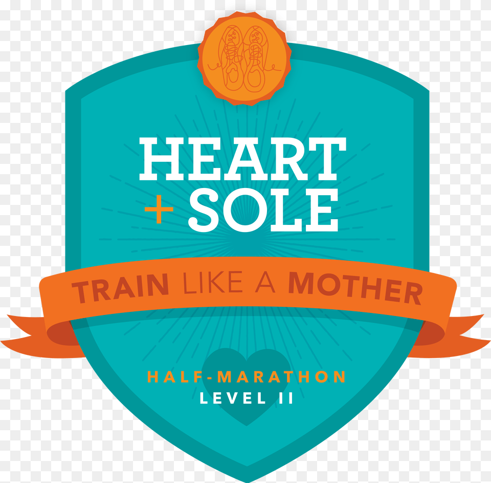 Heart Sole Half Marathon Level 2 Illustration, Badge, Logo, Symbol, Flower Png Image