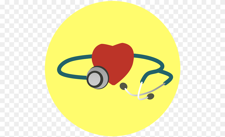Heart Stethoscope Health Illness Examine Heart, Astronomy, Moon, Nature, Night Free Png Download