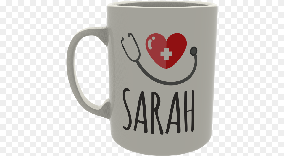 Heart Stethoscope Heart And Stethoscope Don T Serveware, Cup, Beverage, Coffee, Coffee Cup Free Png