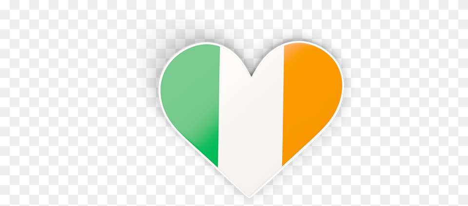 Heart Sticker Irish Heart Flag Transparent, Logo Png Image