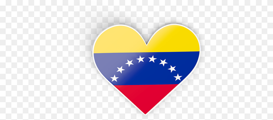 Heart Sticker Venezuela Flag Heart Png Image