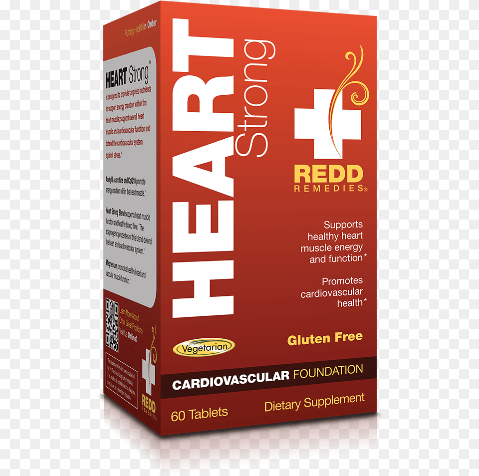 Heart Strong Supports Healthy Heart Muscle Energy And, Advertisement, First Aid, Poster, Qr Code Free Png