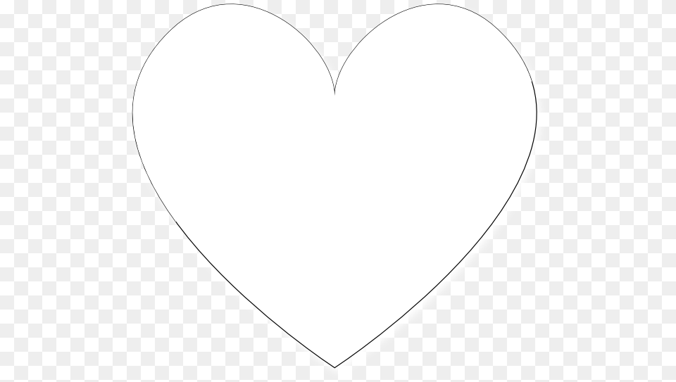 Heart Svg Clip Arts Heart Outline Clipart Black And White Free Png Download