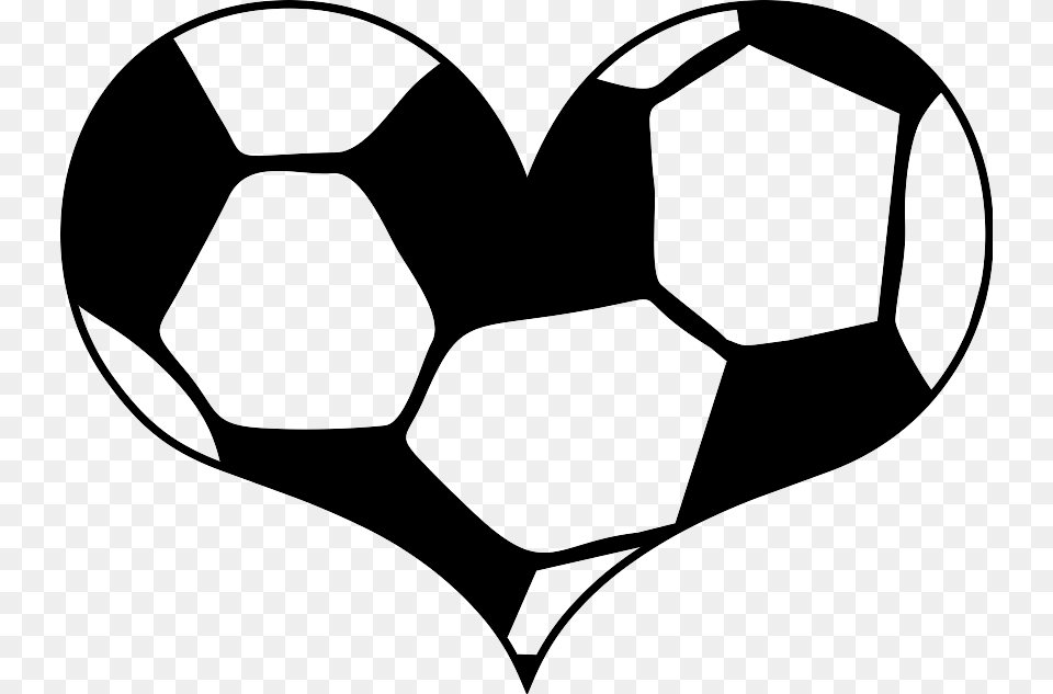 Heart Svg Soccer Clipart Heart Soccer Ball, Gray Png