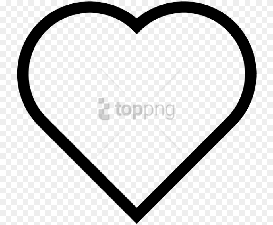 Heart Tattoo Hollow Heart, Stencil Png Image