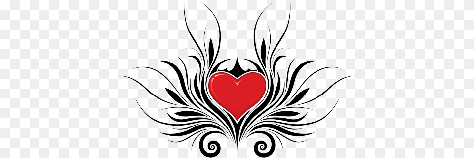 Heart Tattoos Hd Hq Image Full Hd Tattoo, Pattern, Symbol, Art Png