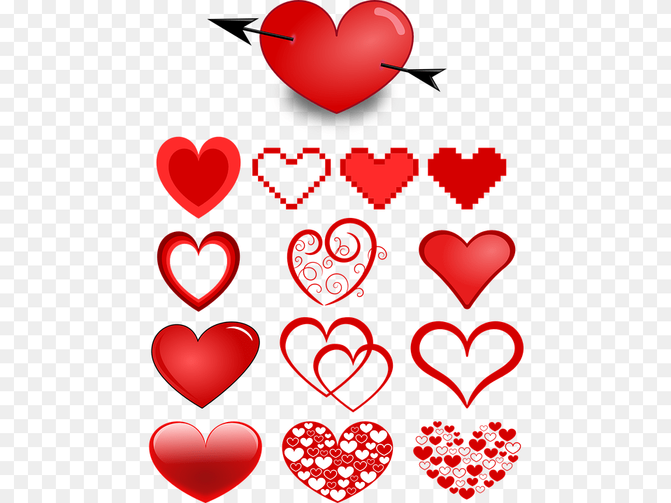 Heart Templates, Dynamite, Weapon Free Png Download