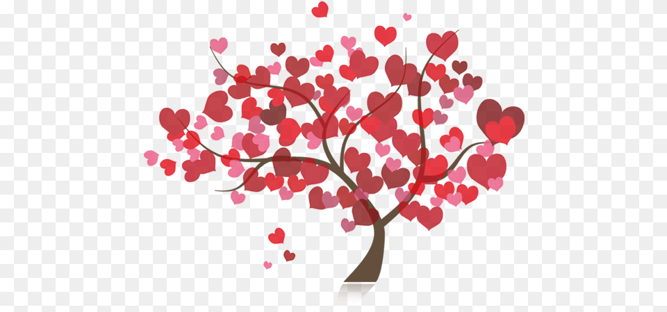 Heart Tree 3 Image Happy Valentine Day 2019 Quotes, Flower, Petal, Plant Free Transparent Png