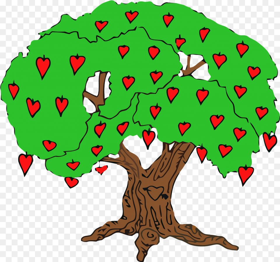 Heart Tree Clipart U2013 Clipartlycom Illustration, Plant, Potted Plant, Baby, Person Png Image