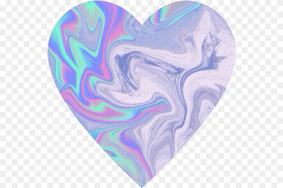 Heart Tumblr Holographic, Accessories, Gemstone, Jewelry, Ornament Free Transparent Png