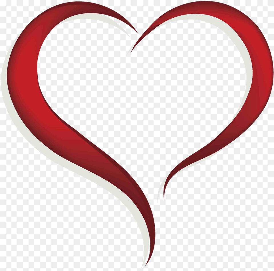 Heart Valentine Clip Art Open Heart Clip Art Png