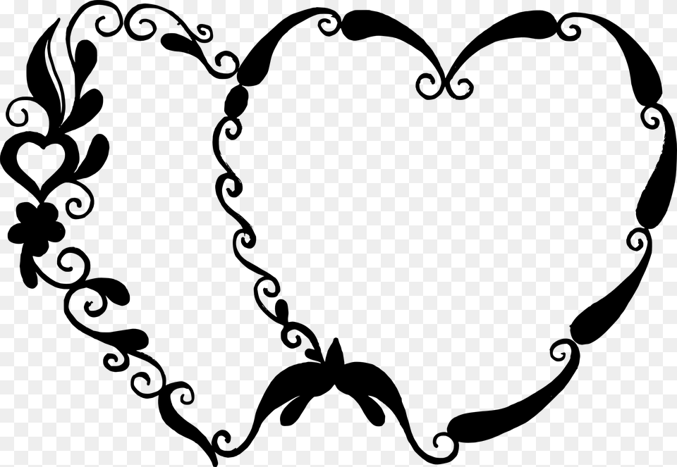 Heart Vector, Stencil, Pattern, Art, Graphics Free Png