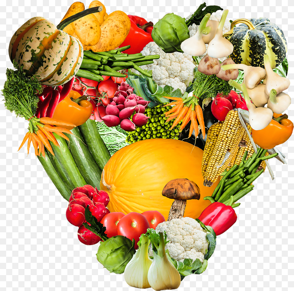 Heart Vegetables Harvest Thanksgiving Isolated Often You Do Eat Fruit, Food, Produce, Plant, Squash Png Image