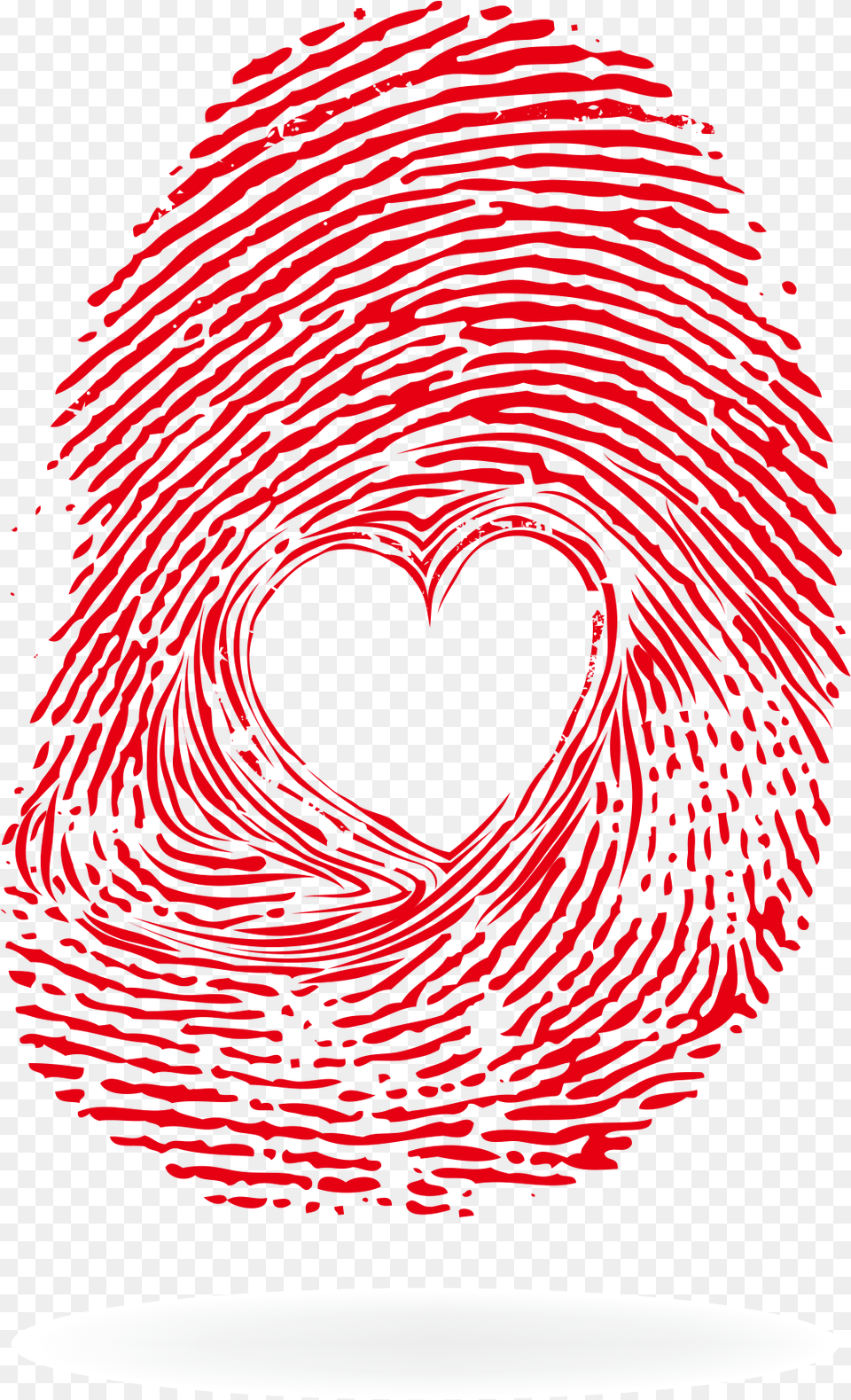 Heart Visual Design Elements And Principles Love Heart Fingerprint, Animal, Bird, Blade, Dagger Free Transparent Png