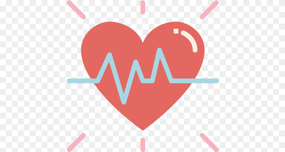 Heart Vital Signs Icon Of Mobile User Interface Flat Goodge Free Transparent Png