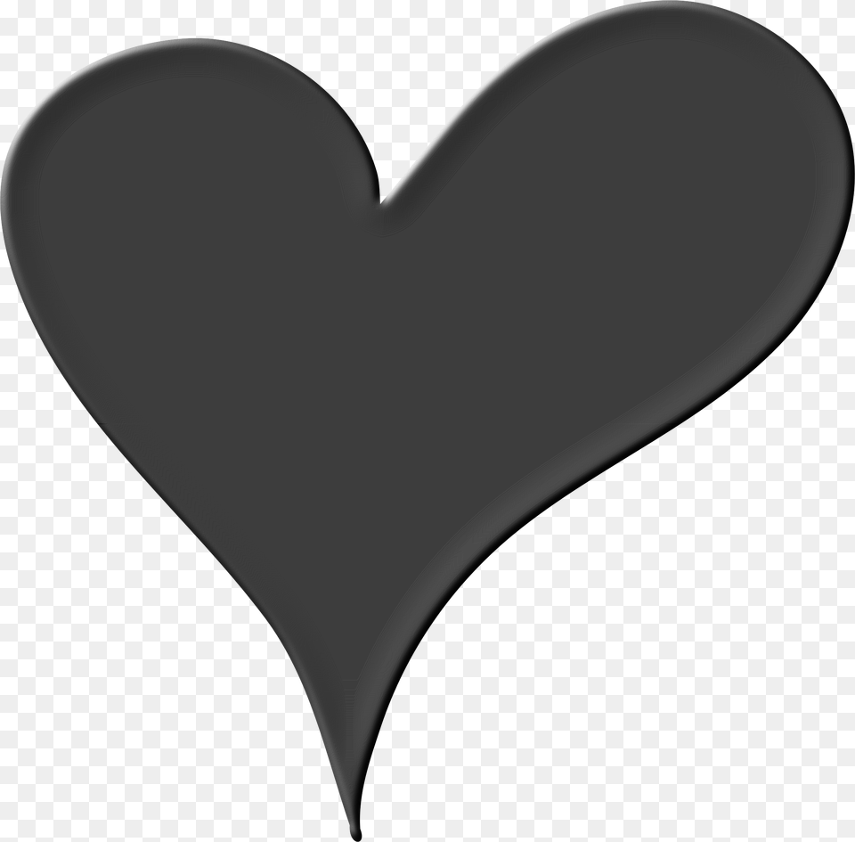Heart White Heart Black White, Plate Free Transparent Png