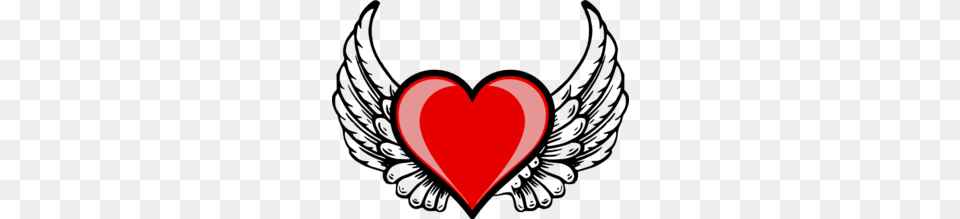 Heart Wing Logo Clip Art Free Png