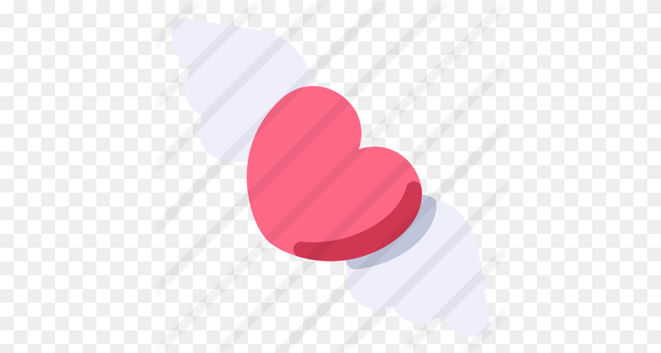 Heart Wings Horizontal, Balloon Free Png