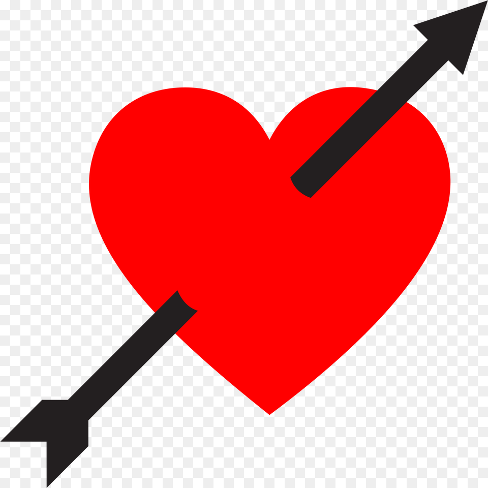 Heart With Arrow Clipart Heart With Arrow Through Png