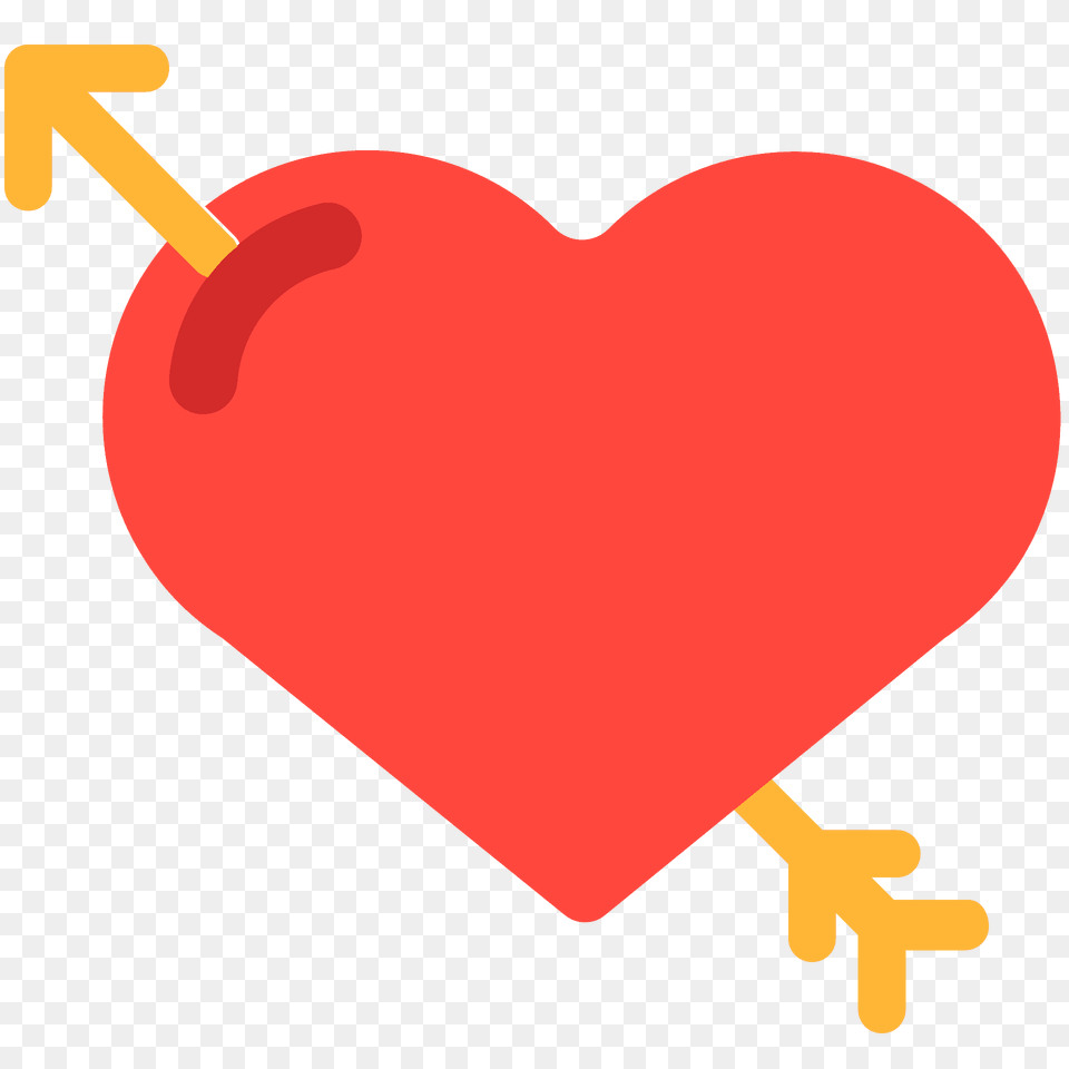 Heart With Arrow Emoji Clipart, Balloon, Food, Ketchup Png