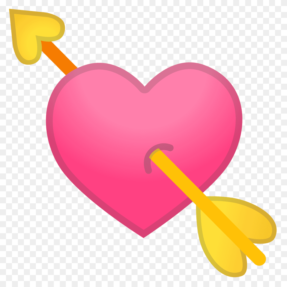 Heart With Arrow Emoji Clipart, Food, Sweets, Candy Png