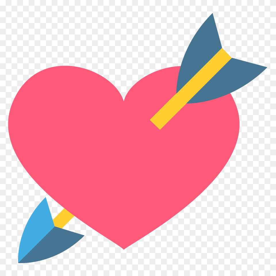 Heart With Arrow Emoji Clipart, Animal, Fish, Sea Life, Shark Free Png Download