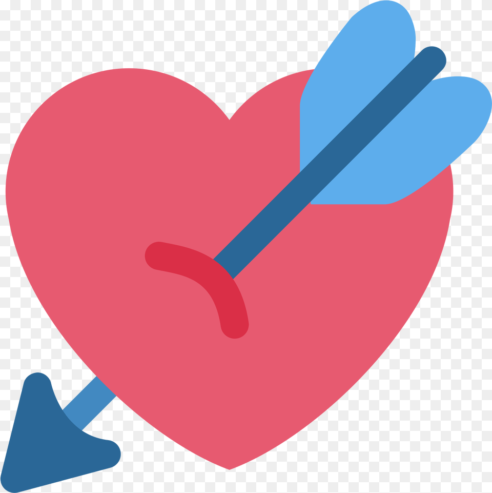 Heart With Arrow Emoji For Facebook Email U0026 Sms Id Android Emoji Heart Free Png