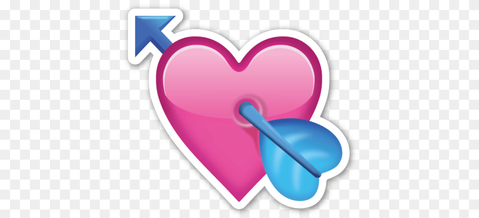 Heart With Arrow Emoticons Extras Heart With Arrow, Candy, Food, Sweets, Lollipop Free Png