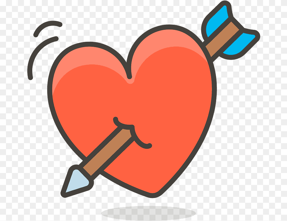 Heart With Arrow Icon Of 780 Vector Emoji Free Transparent Png