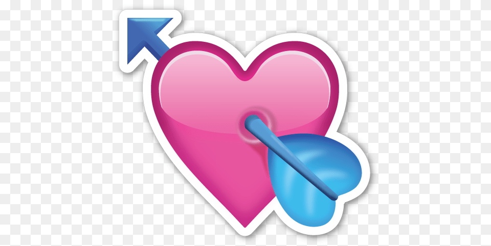 Heart With Arrow Symbols Stickers Templates, Candy, Food, Sweets, Lollipop Free Png